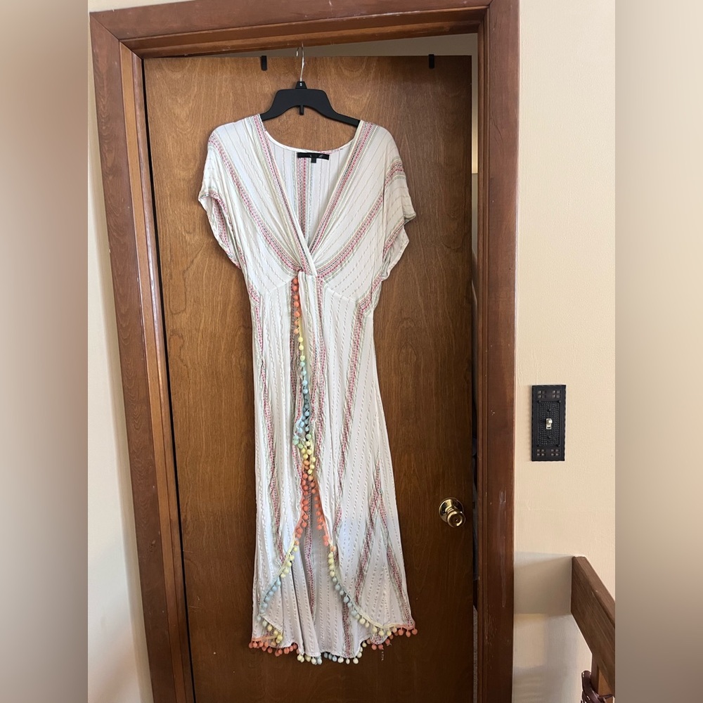 Francesca's Collections Multicolor Striped Coverup